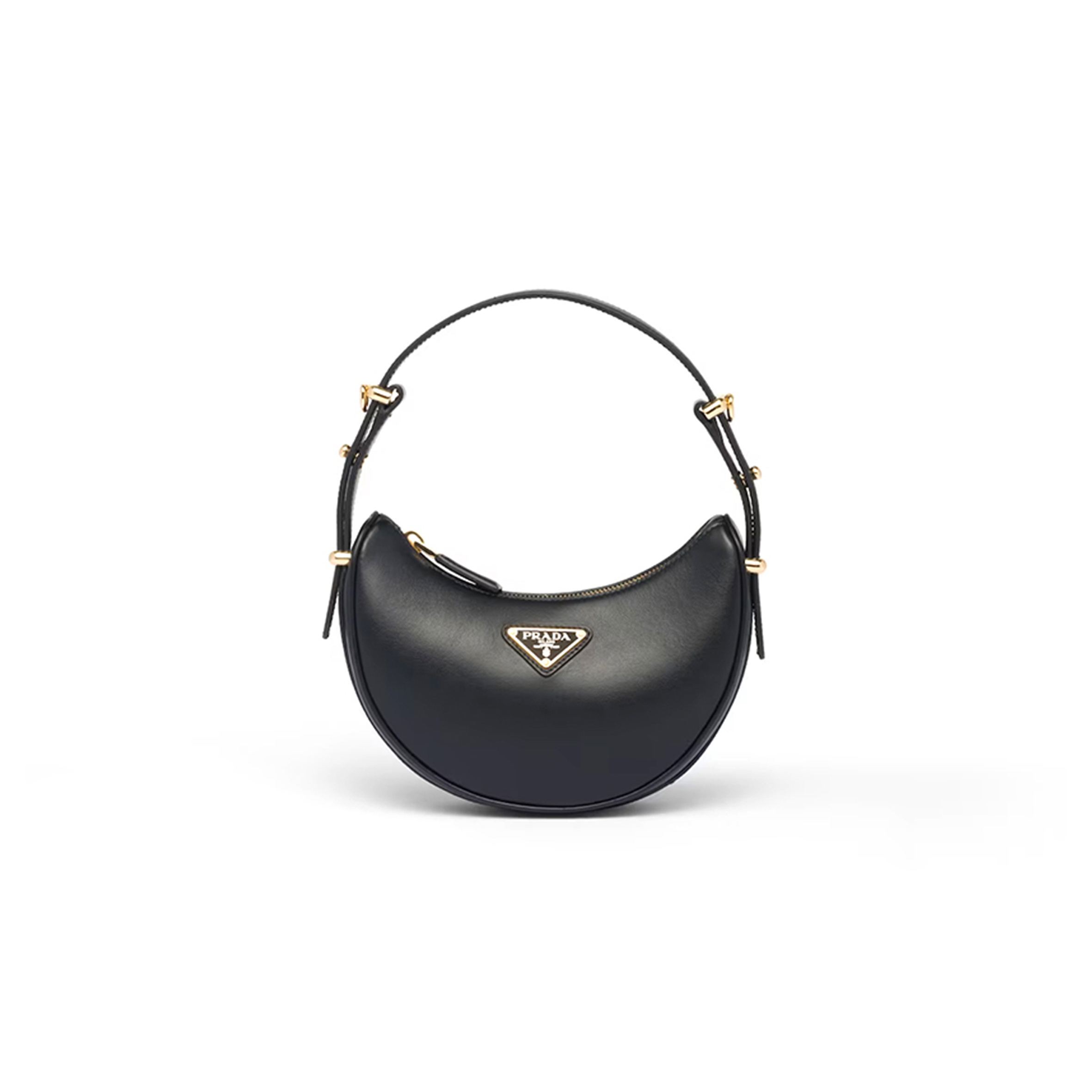 PRADA ARQUÉ LEATHER MINI SHOULDER BAG 1BC199 (18*16*5cm)